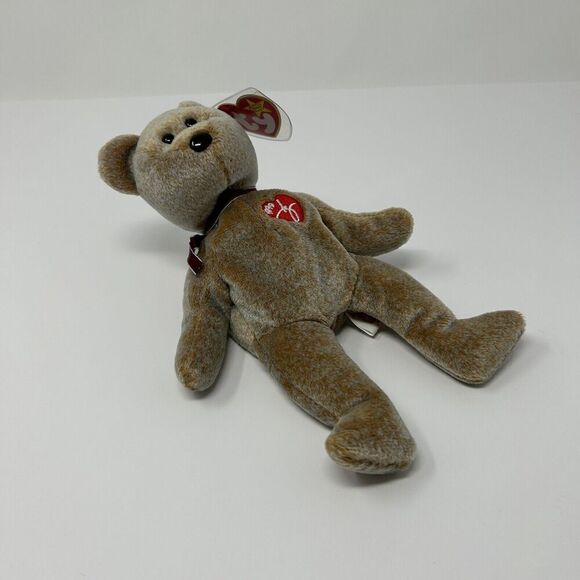 Ty Beanie Baby Signature Bear with tags 1999 Retired Original - Picture 10 of 15
